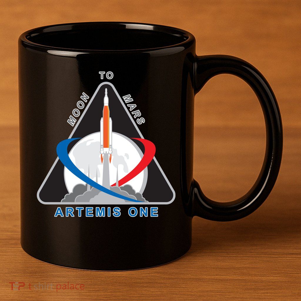 NASA Artemis Moon To Mars 11oz C Handle Ceramic Mug