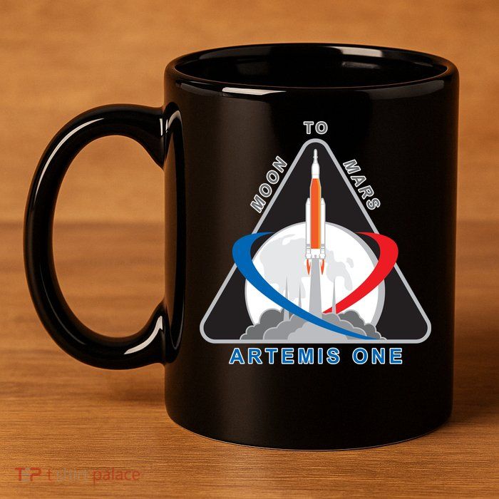 NASA Artemis Moon To Mars 11oz C Handle Ceramic Mug