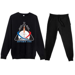 NASA Artemis Moon To Mars Premium Crewneck Sweatsuit Set