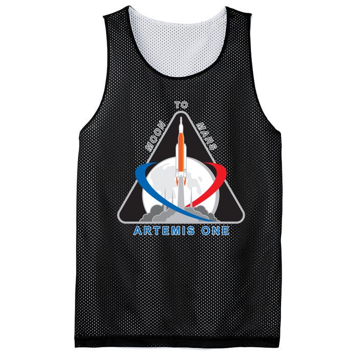 NASA Artemis Moon To Mars Mesh Reversible Basketball Jersey Tank