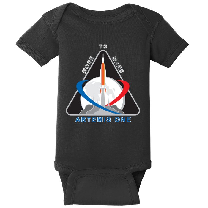 NASA Artemis Moon To Mars Baby Bodysuit