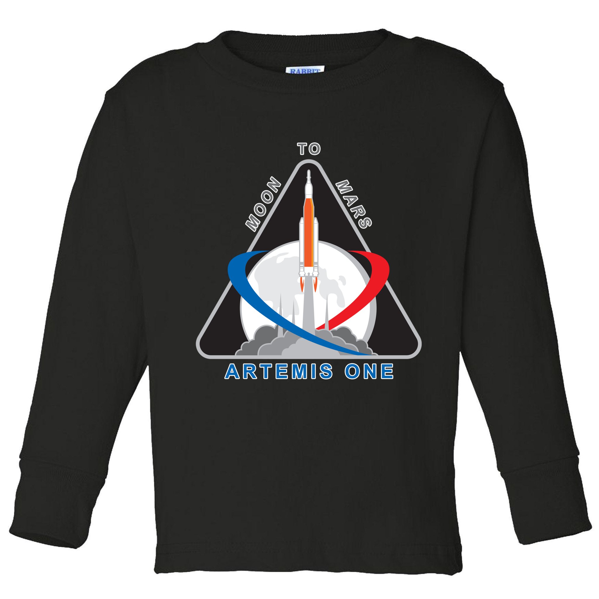 NASA Artemis Moon To Mars Toddler Long Sleeve Shirt