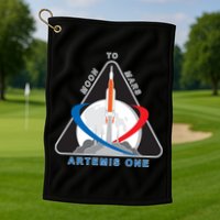 NASA Artemis Moon To Mars Golf Towel