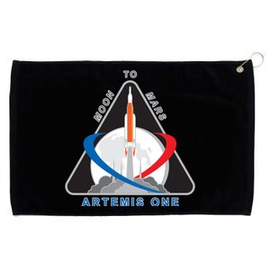 NASA Artemis Moon To Mars Grommeted Golf Towel