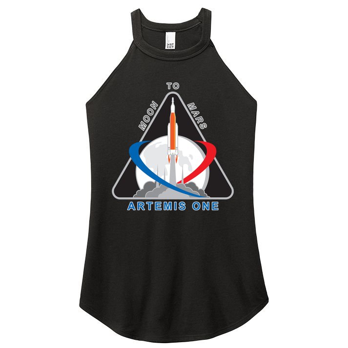 NASA Artemis Moon To Mars Women's Perfect Tri Rocker Tank