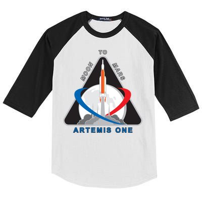 NASA Artemis Moon To Mars Kids Colorblock Raglan Jersey