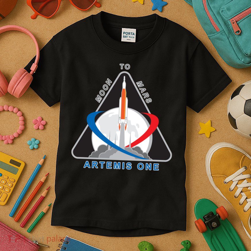 NASA Artemis Moon To Mars Kids T-Shirt