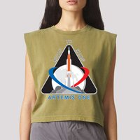 NASA Artemis Moon To Mars Garment-Dyed Women's Muscle Tee