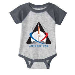 NASA Artemis Moon To Mars Infant Baby Jersey Bodysuit