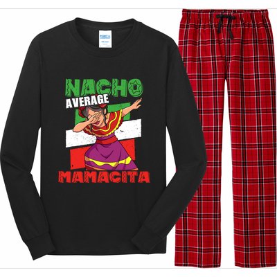 Nacho Average Mamacita Cute Gift Long Sleeve Pajama Set