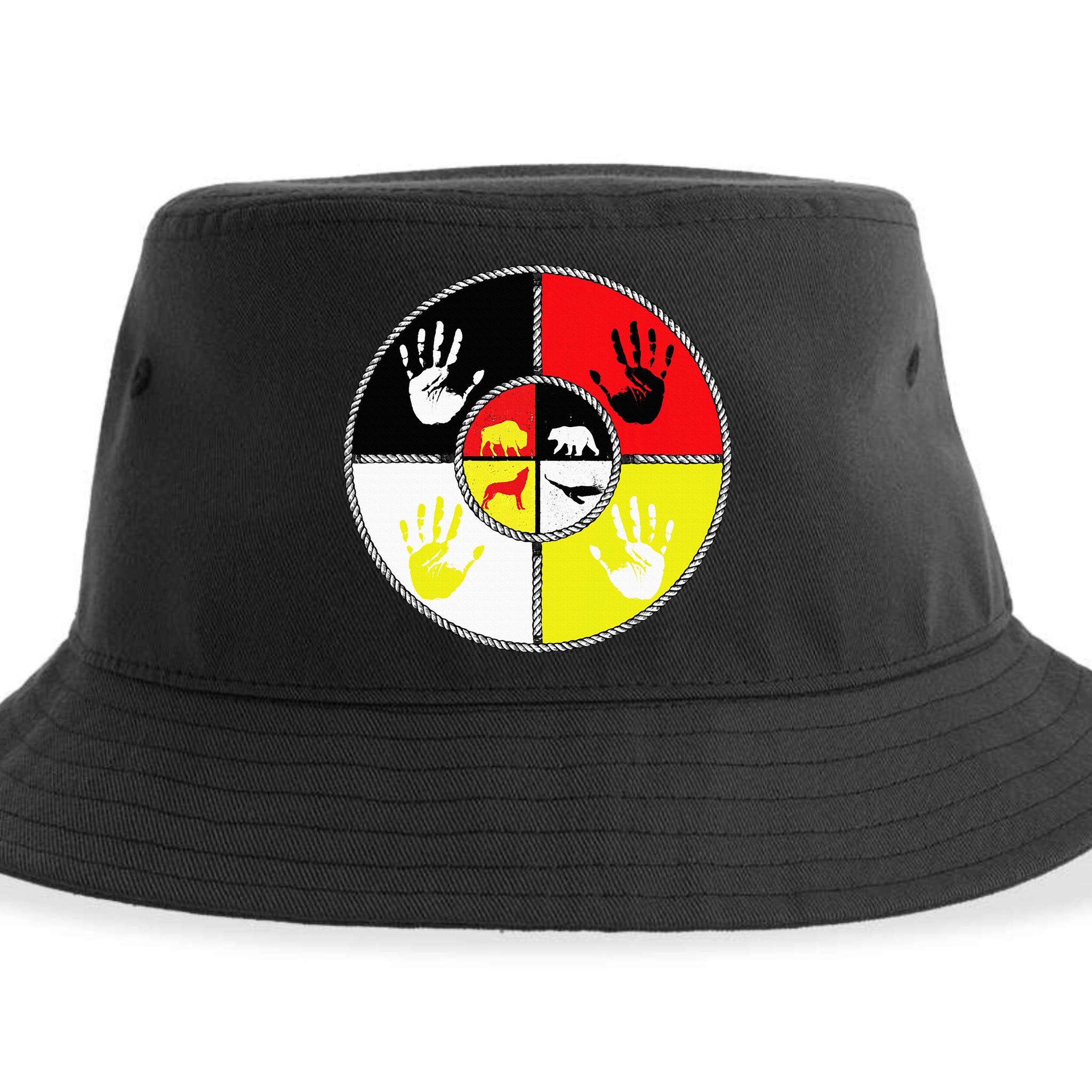 Native Americans Medicine Wheel Mmiw Sustainable Bucket Hat