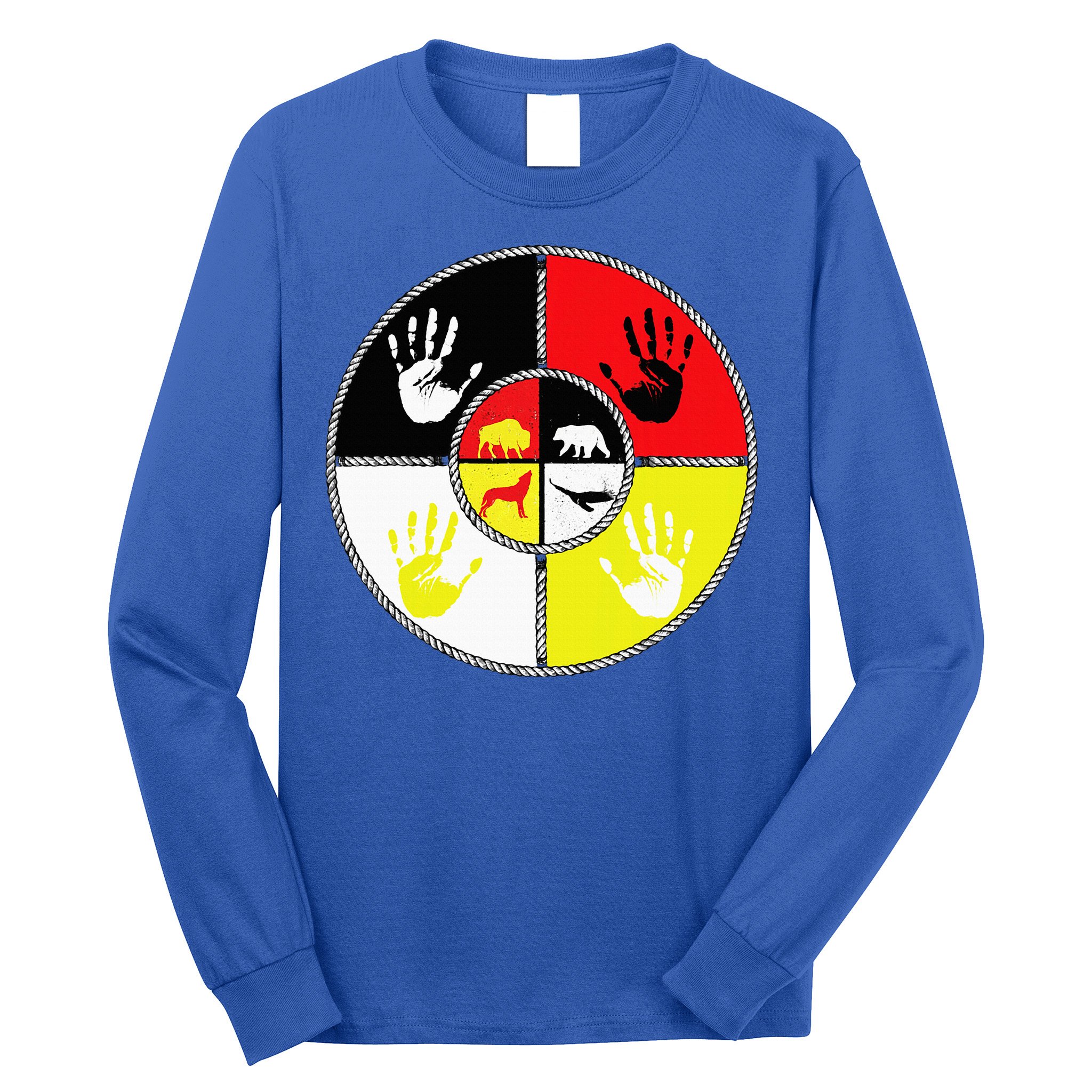 Native Americans Medicine Wheel Mmiw Long Sleeve Shirt