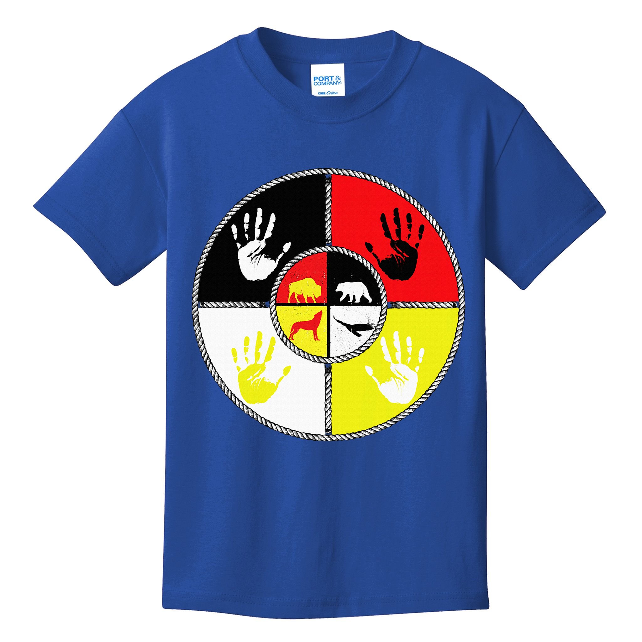 Native Americans Medicine Wheel Mmiw Kids T-Shirt