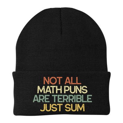 Not All Math Puns Are Terrible Just Sum Mathematician Gift Beanie