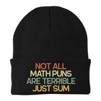 Not All Math Puns Are Terrible Just Sum Mathematician Gift Beanie