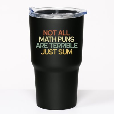 Not All Math Puns Are Terrible Just Sum Mathematician Gift Tumbler
