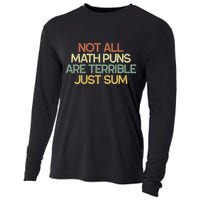 Not All Math Puns Are Terrible Just Sum Mathematician Gift Cooling Performance Long Sleeve Crew