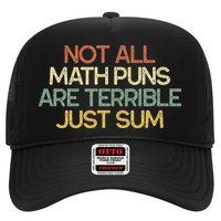 Not All Math Puns Are Terrible Just Sum Mathematician Gift Trucker Hat