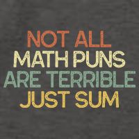 Not All Math Puns Are Terrible Just Sum Mathematician Gift Vector Backpack