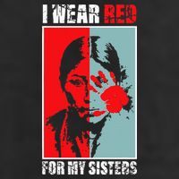 Native America Mmiw Awareness I Wear Red For My Sisters Hat