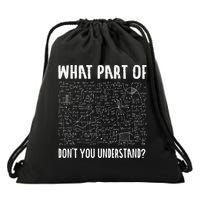 Not All Math Jokes Are Terrible Just Sum Math Teacher Drawstring Bag