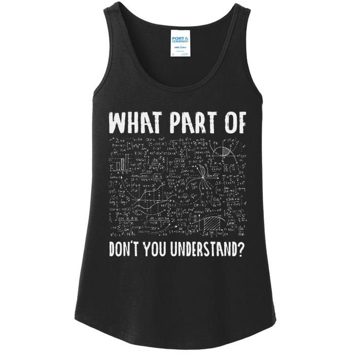 Not All Math Jokes Are Terrible Just Sum Math Teacher Ladies Essential Tank