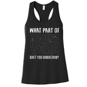 Not All Math Jokes Are Terrible Just Sum Math Teacher Women's Racerback Tank