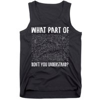 Not All Math Jokes Are Terrible Just Sum Math Teacher Tank Top