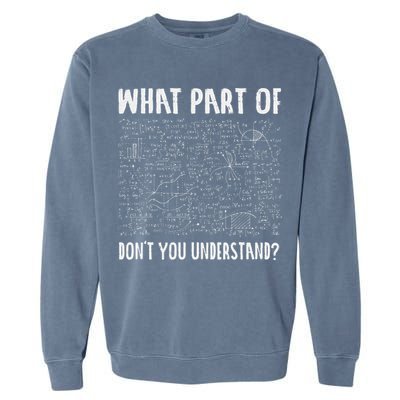 Not All Math Jokes Are Terrible Just Sum Math Teacher Garment-Dyed Sweatshirt