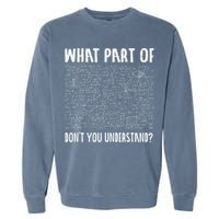 Not All Math Jokes Are Terrible Just Sum Math Teacher Garment-Dyed Sweatshirt