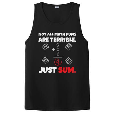 Not All Math Jokes Are Terrible Just Sum funny Math Teacher PosiCharge Competitor Tank