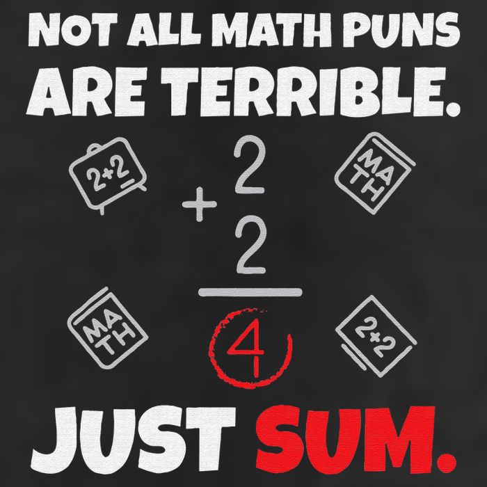 Not All Math Jokes Are Terrible Just Sum Math Teacher Pun 7 Panel Mesh Trucker Snapback Hat