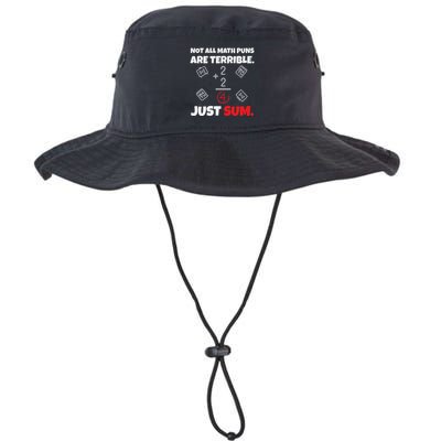 Not All Math Jokes Are Terrible Just Sum Math Teacher Pun Bucket Hat