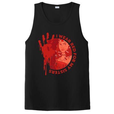 Native America Mmiw Awareness I Wear Red For My Sisters PosiCharge Competitor Tank