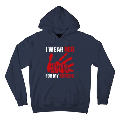 Native America MMIW Awareness I Wear Red For My Sisters Hoodie