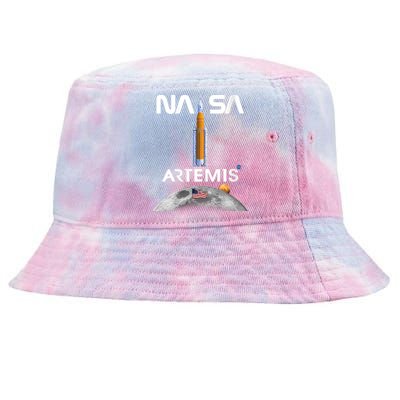 NASA Artemis Mission SLS Worm Insignia Tie-Dyed Bucket Hat