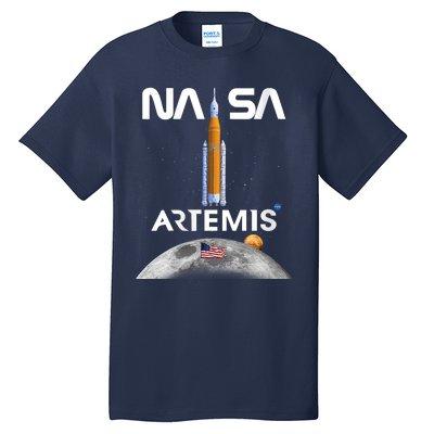 NASA Artemis Mission SLS Worm Insignia Tall T-Shirt