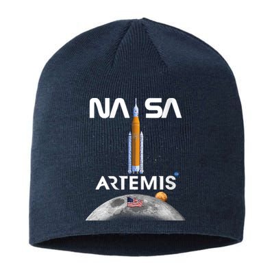 NASA Artemis Mission SLS Worm Insignia Sustainable Beanie