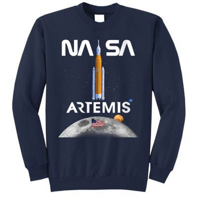 NASA Artemis Mission SLS Worm Insignia Tall Sweatshirt