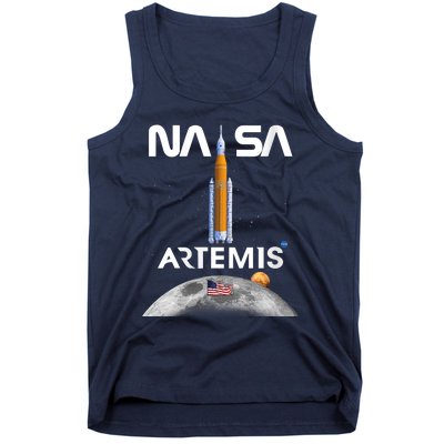 NASA Artemis Mission SLS Worm Insignia Tank Top