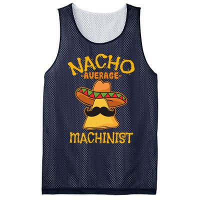 Nacho Average Machinist Cinco De Mayo Fiesta Mesh Reversible Basketball Jersey Tank