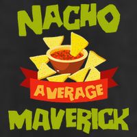 NACHO AVERAGE MAVERICK Funny Birthday Personalized Name Gift 11oz C Handle Ceramic Mug