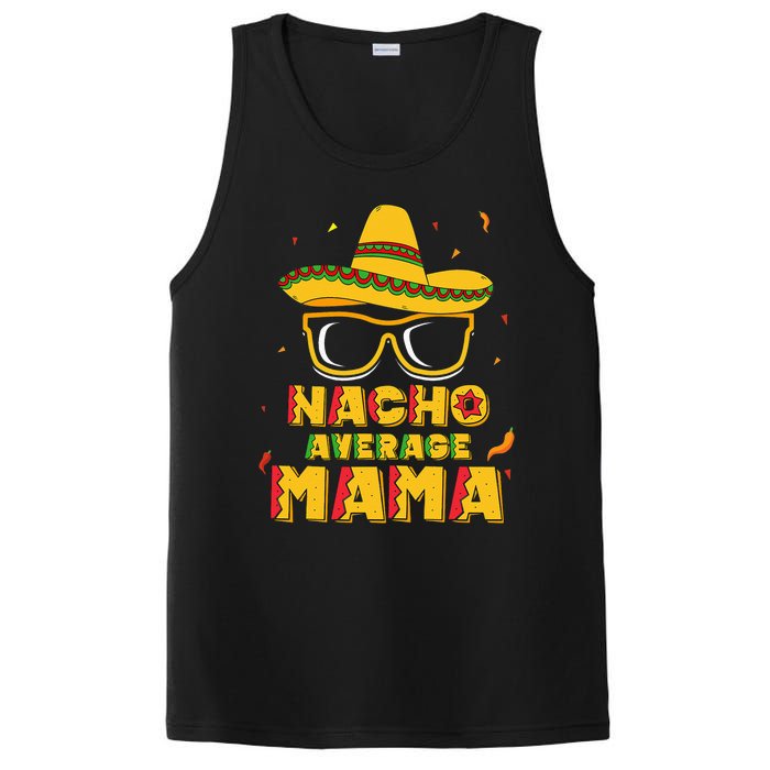 Nacho Average Mama Mom Cinco De Mayo Gift Mommy PosiCharge Competitor Tank