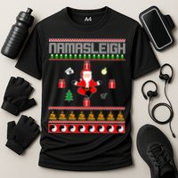 Namasleigh Ugly Christmas Cooling Performance Crew T-Shirt