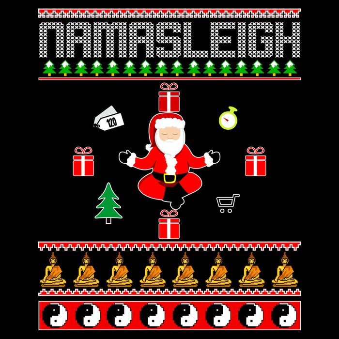 Namasleigh Ugly Christmas Cooling Performance Crew T-Shirt