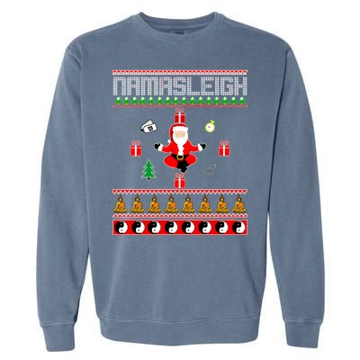 Namasleigh Ugly Christmas Garment-Dyed Sweatshirt