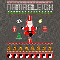 Namasleigh Ugly Christmas Cotton Canvas Backpack