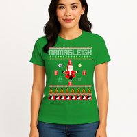 Namasleigh Ugly Christmas Womens T-Shirt