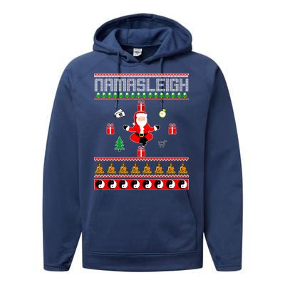 Namasleigh Ugly Christmas Performance Fleece Hoodie