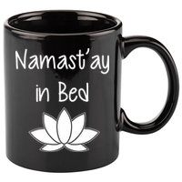 Namastay In Bed 11oz C Handle Ceramic Mug
